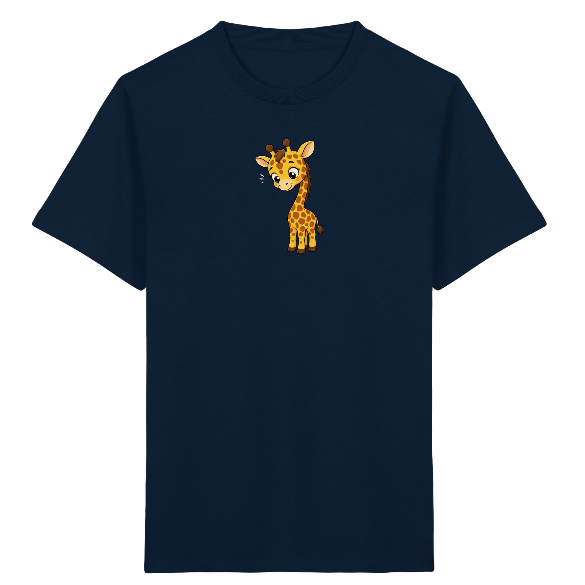 Niedliche Giraffe: Fröhliches Kinder-T-Shirt - Kinder Bio T-Shirt