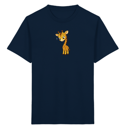 Niedliche Giraffe: Fröhliches Kinder-T-Shirt - Kinder Bio T-Shirt