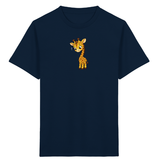 Niedliche Giraffe: Fröhliches Kinder-T-Shirt - Kinder Bio T-Shirt