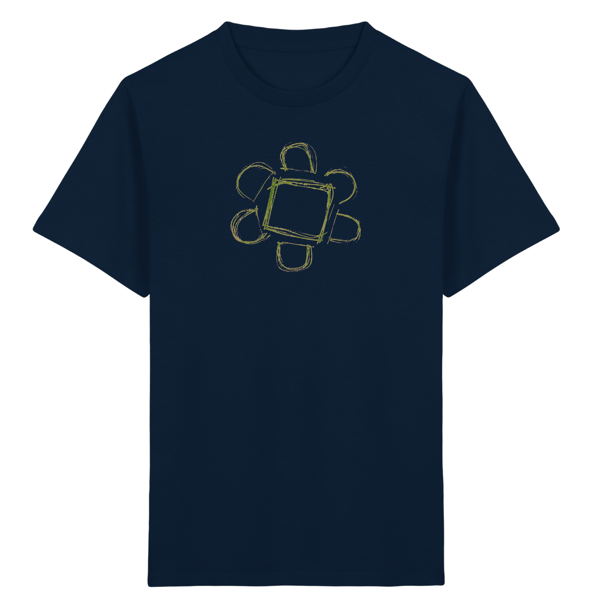 Waldgrüne Eckenblume Kinder T-Shirt - Kinder Bio T-Shirt