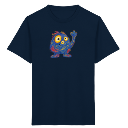 Dreiäuglein winkt fröhlich - Kinder Bio T-Shirt