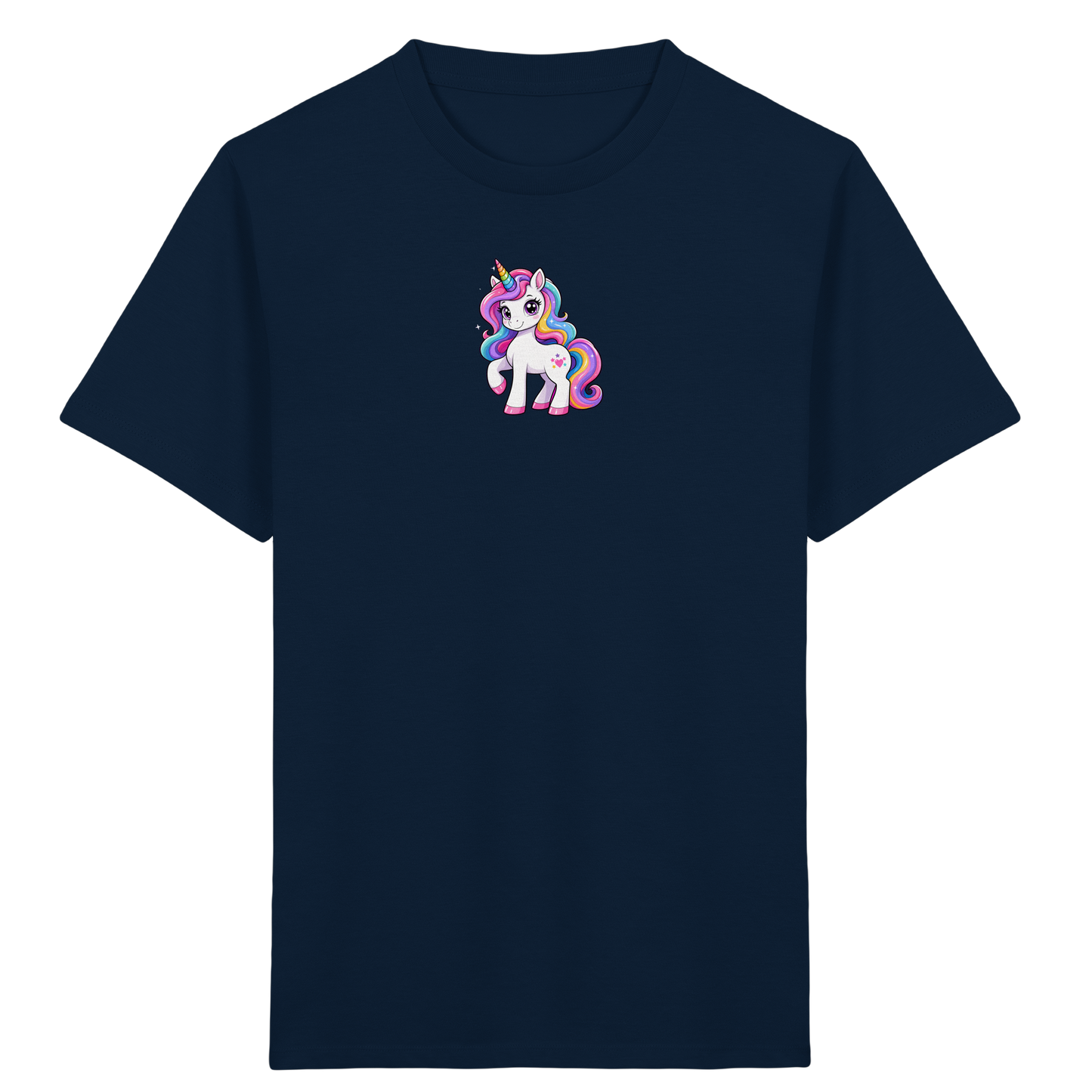 Magisches Einhorn T-Shirt mit Sternen - Kinder Bio T-Shirt