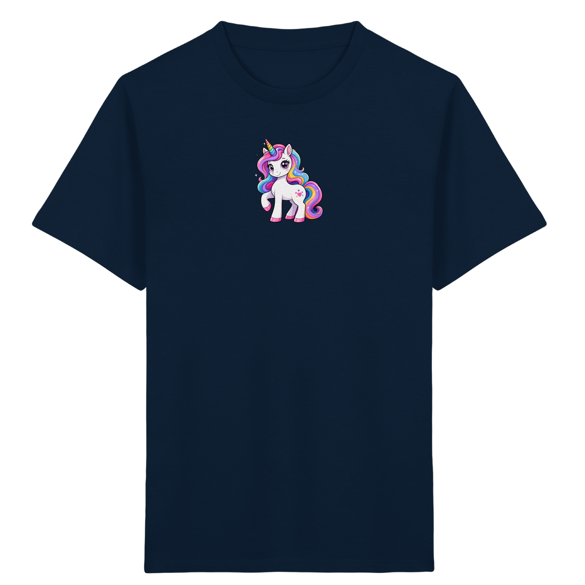 Magisches Einhorn T-Shirt mit Sternen - Kinder Bio T-Shirt