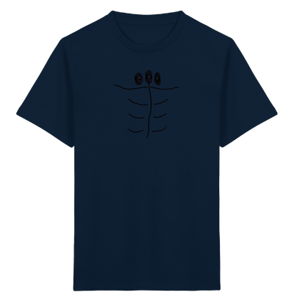 Dreiaugige Stangenfigur für Kinder - Kinder Bio T-Shirt