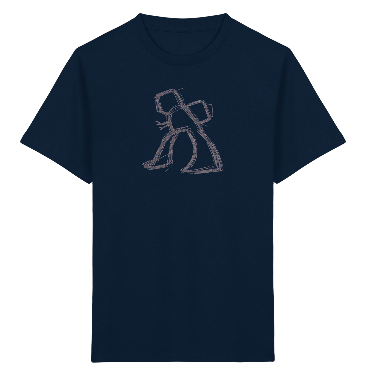 Wackel-T-Rex mit Ranzen - Kinder Bio T-Shirt