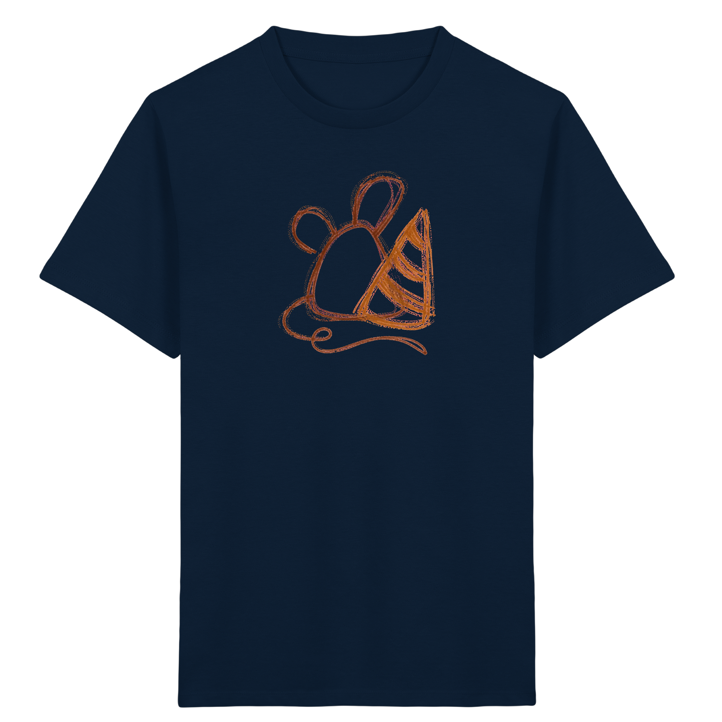 Krakelmaus mit großer Schultüte - Kinder Bio T-Shirt