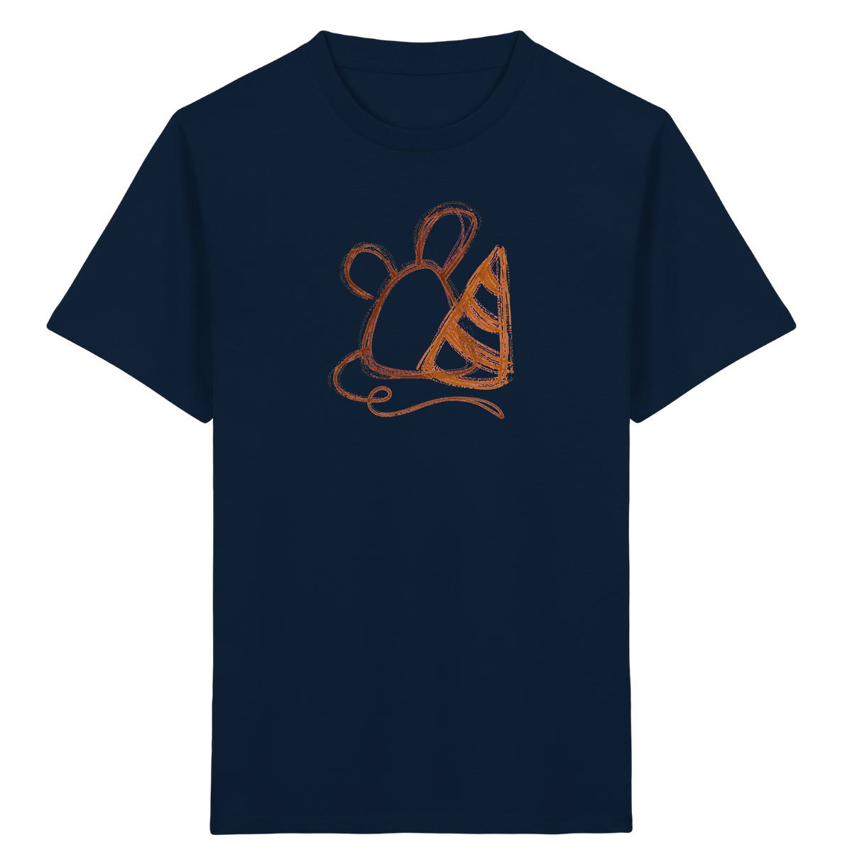 Krakelmaus mit großer Schultüte - Kinder Bio T-Shirt