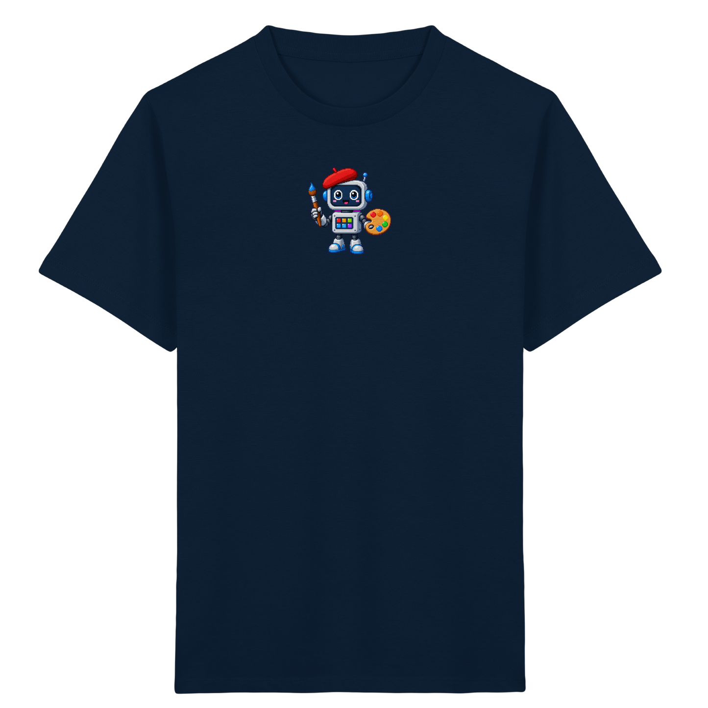 Pixel Roboter Künstler T-Shirt für Kinder - Kinder T-Shirt