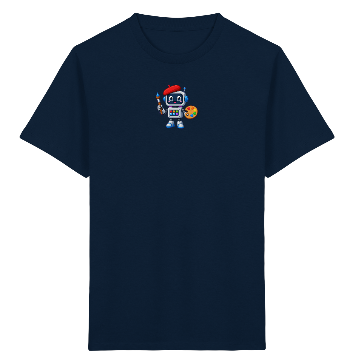 Pixel Roboter Künstler T-Shirt für Kinder - Kinder T-Shirt