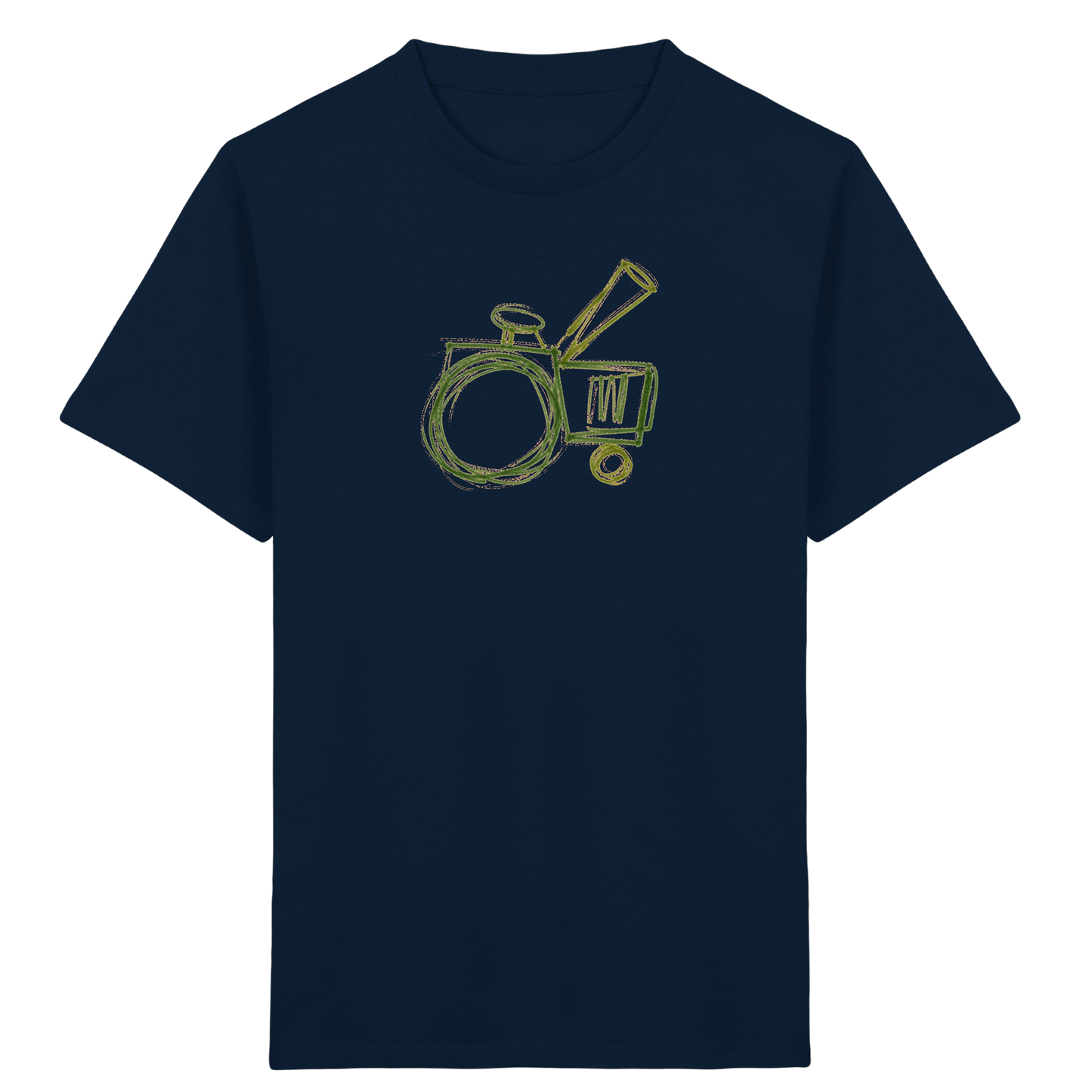 Wackeltraktor mit Schultüte - Kinder Bio T-Shirt