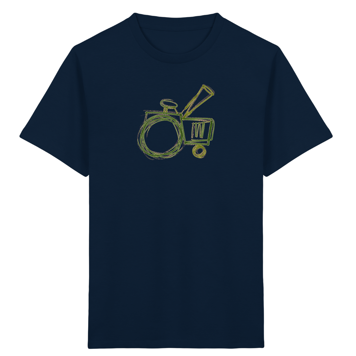 Wackeltraktor mit Schultüte - Kinder Bio T-Shirt