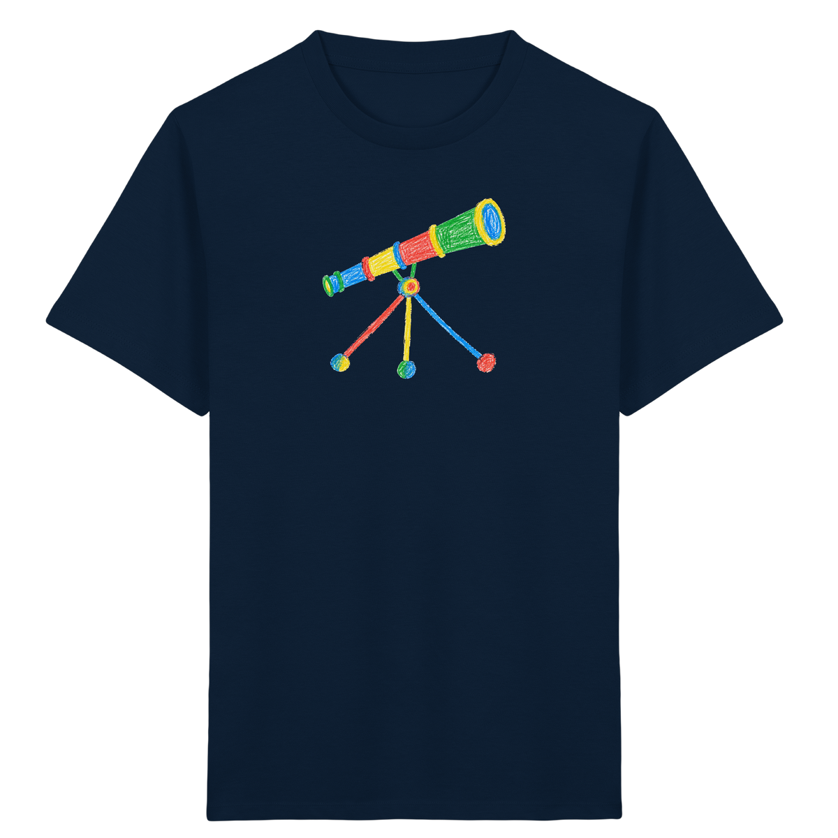 Farbpunkt Teleskop für Kinder - Kinder Bio T-Shirt