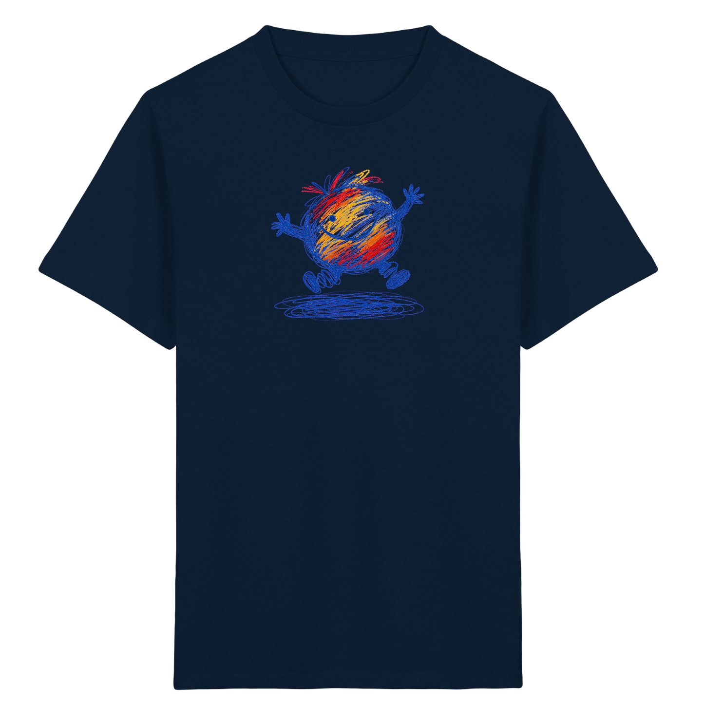 Pfützenhüpfer Kritzelmonster Kinder Shirt - Kinder Bio T-Shirt