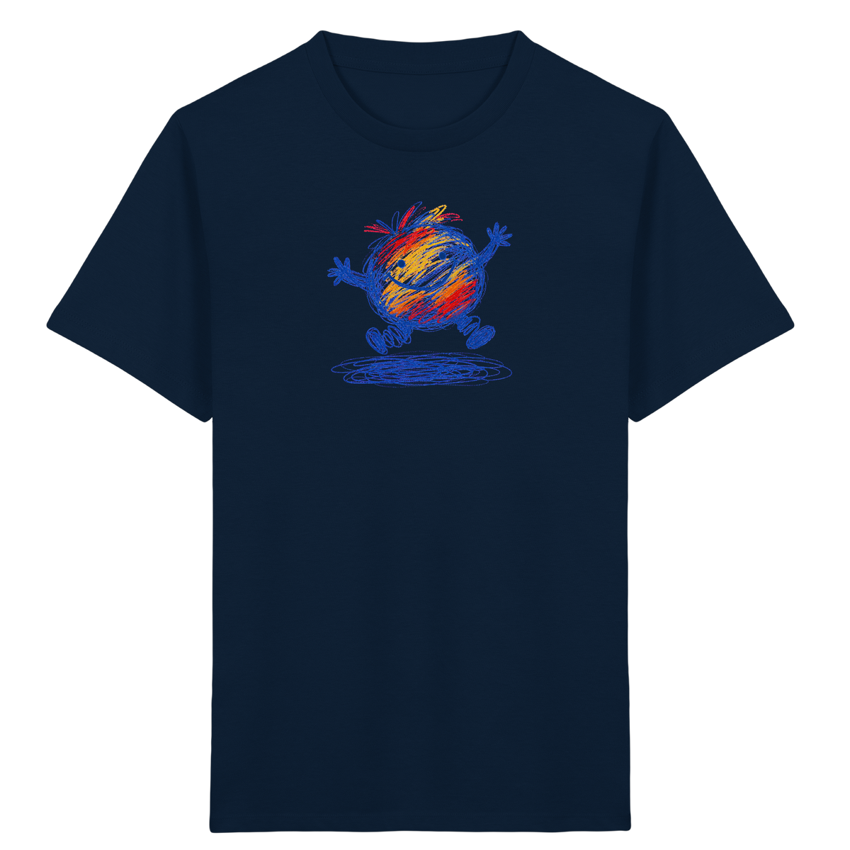 Pfützenhüpfer Kritzelmonster Kinder Shirt - Kinder Bio T-Shirt