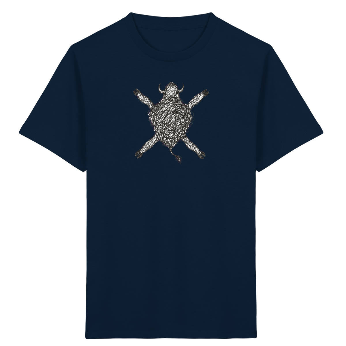 Bison von oben - Kinder Bio T-Shirt