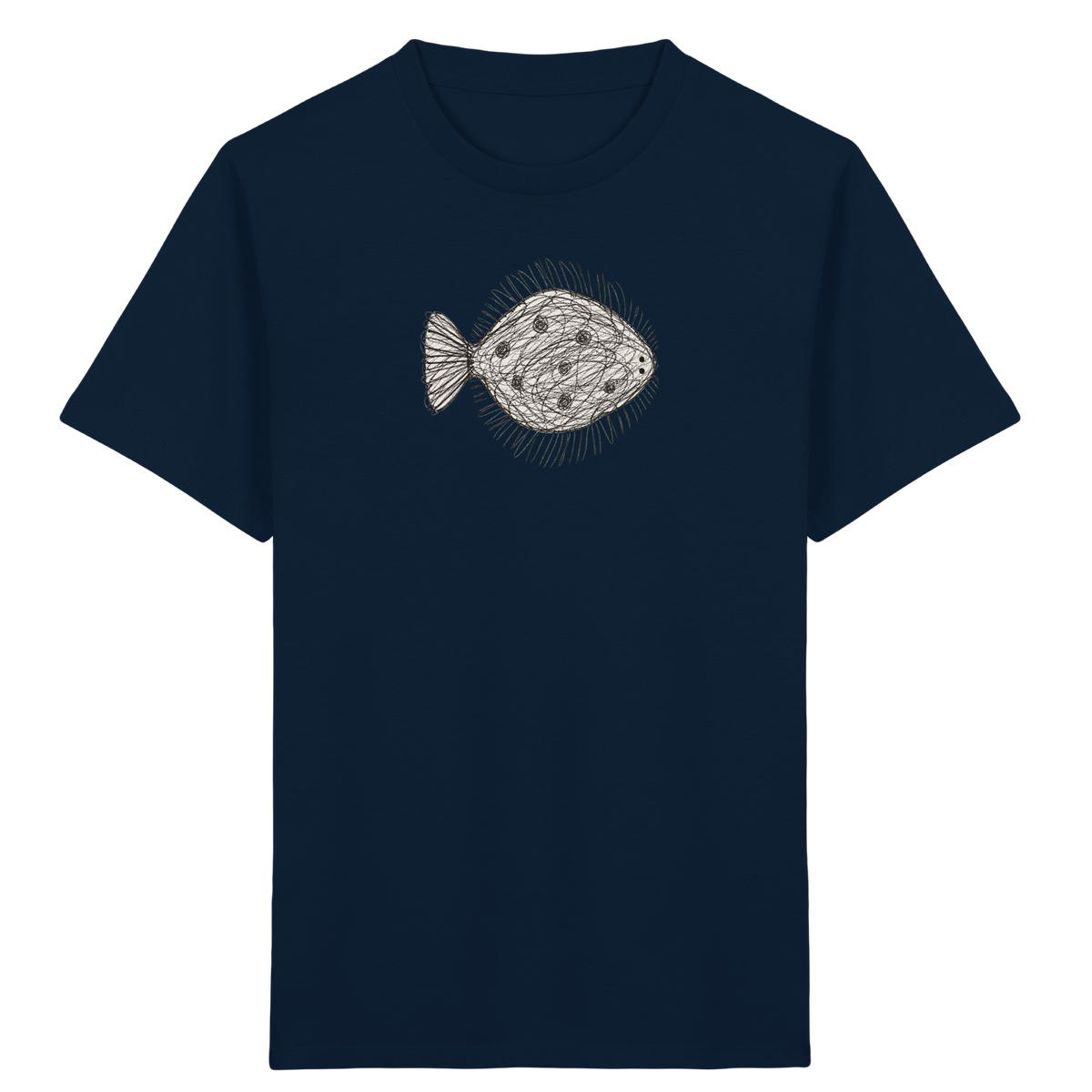 Flunder von oben - Kinder Bio T-Shirt