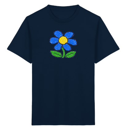 Kritzel Gänseblümchen für Kinder - Kinder Bio T-Shirt