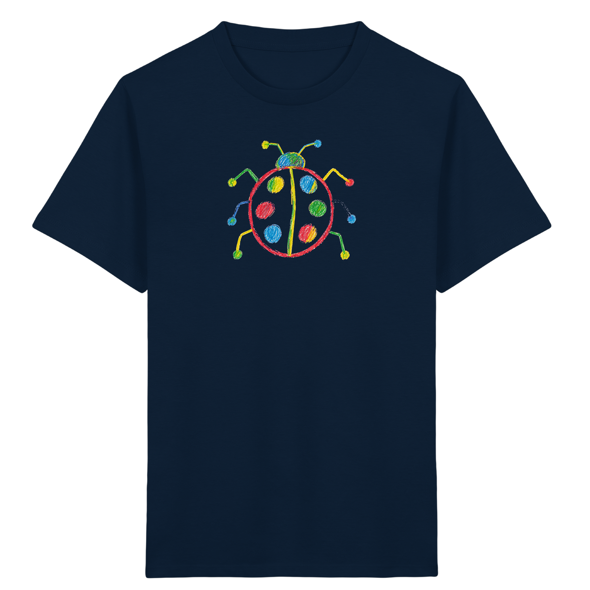 Farbpunkt Marienkäfer Kinder Shirt - Kinder Bio T-Shirt