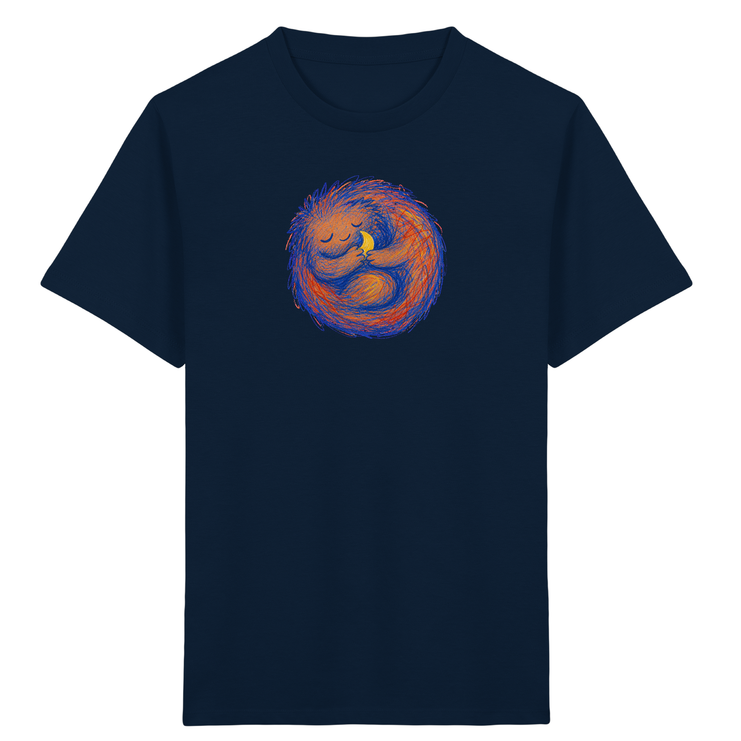 Schlafzottel mit kleinem Mond - Kinder Bio T-Shirt