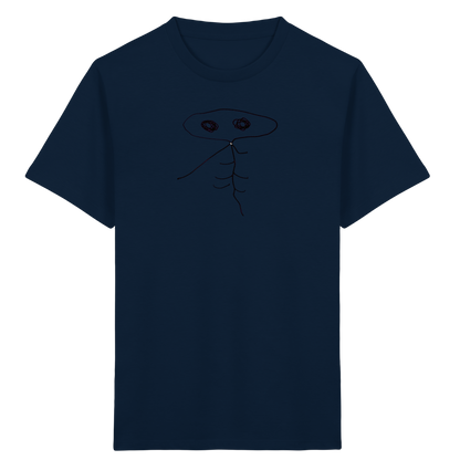 Schirmkopf-Wackler mit krummen Linien - Kinder Bio T-Shirt