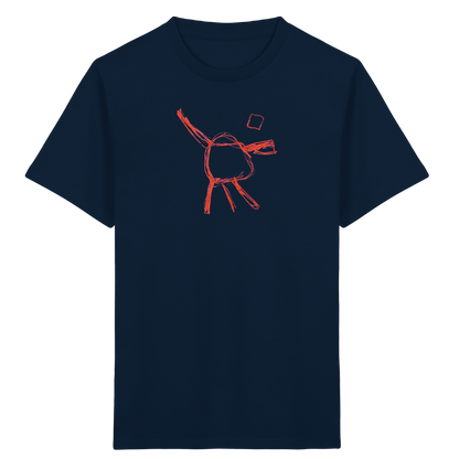 Orange Wackelfigur für Kinder - Kinder Bio T-Shirt