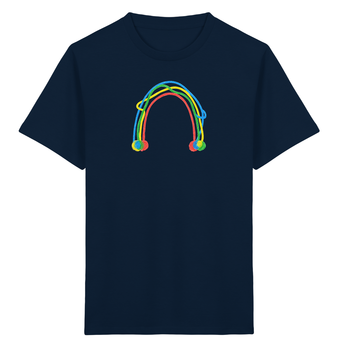 Farbpunkt Regenbogen Kinder Shirt - Kinder Bio T-Shirt