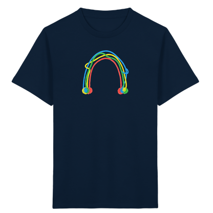 Farbpunkt Regenbogen Kinder Shirt - Kinder Bio T-Shirt