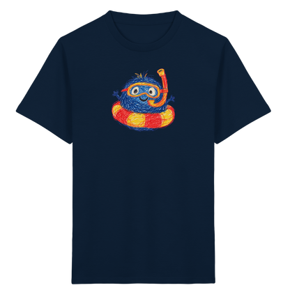 Schnorchelmumpf im Schwimmring - Kinder Bio T-Shirt