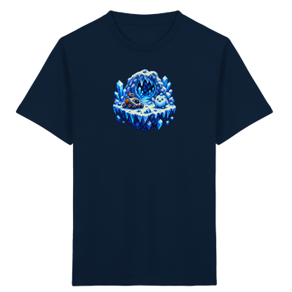 Abenteuerliches Pixel Eis-Geist T-Shirt - Kinder Bio T-Shirt