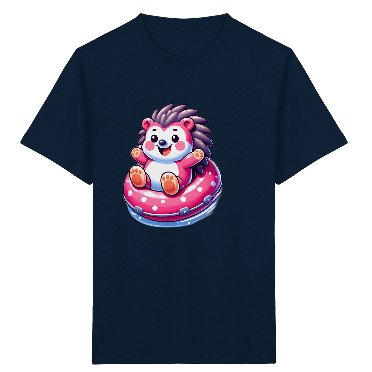 Igel im Schwimmring: Sommer-T-Shirt - Kinder Bio T-Shirt