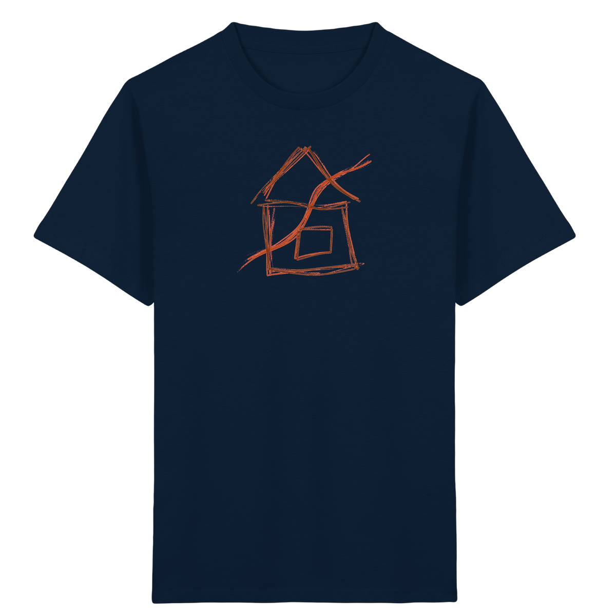 Braunes Eckenhaus Kinder T-Shirt - Kinder Bio T-Shirt
