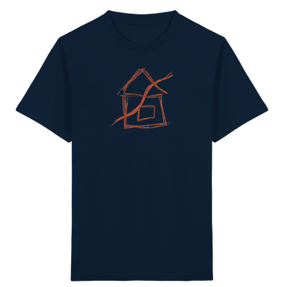 Braunes Eckenhaus Kinder T-Shirt - Kinder Bio T-Shirt