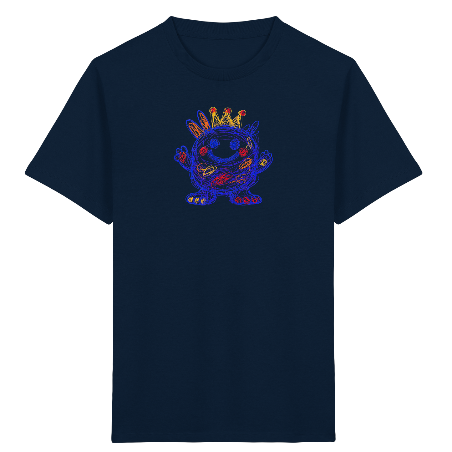 Kringelkrone Kritzelmonster Kinder Shirt - Kinder Bio T-Shirt