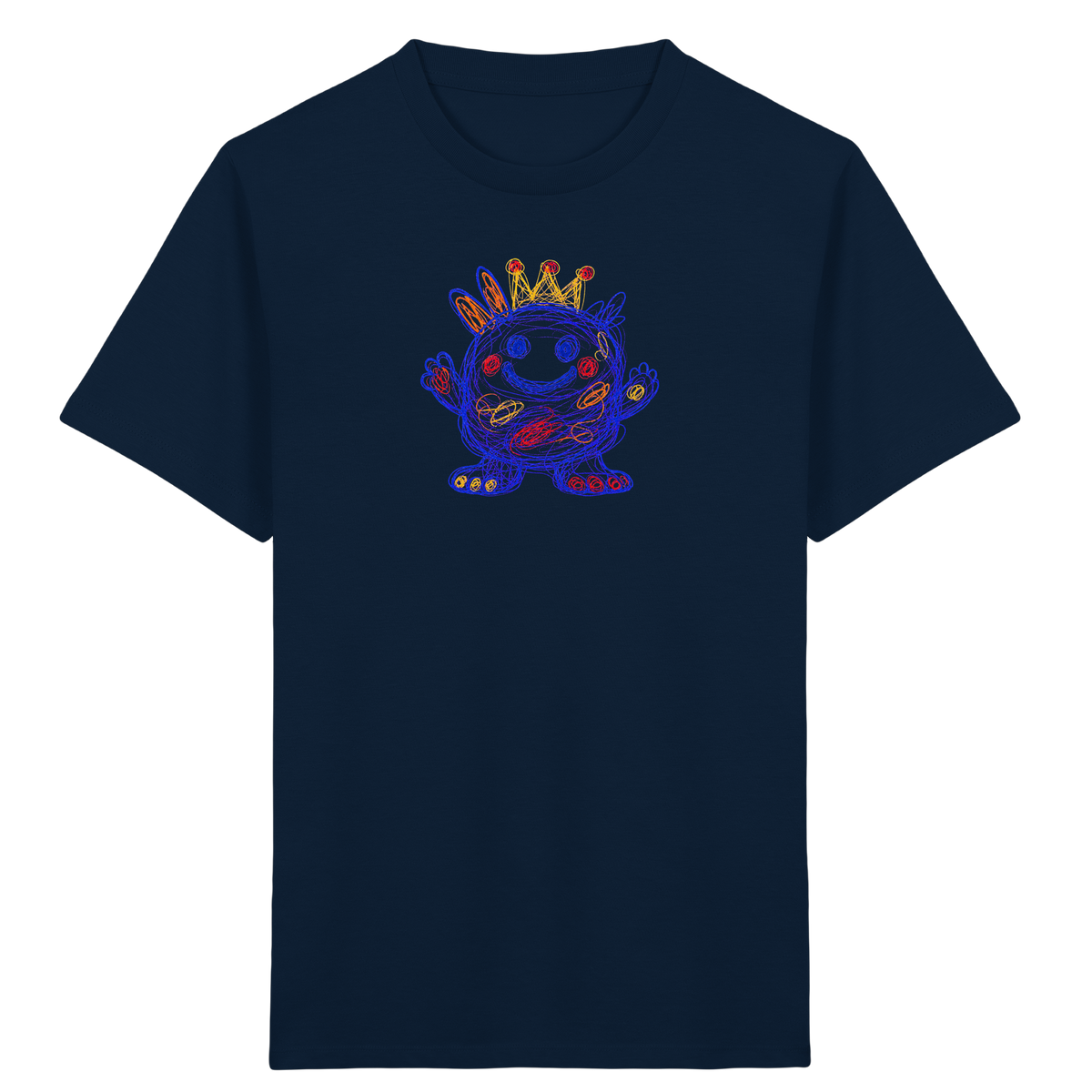 Kringelkrone Kritzelmonster Kinder Shirt - Kinder Bio T-Shirt