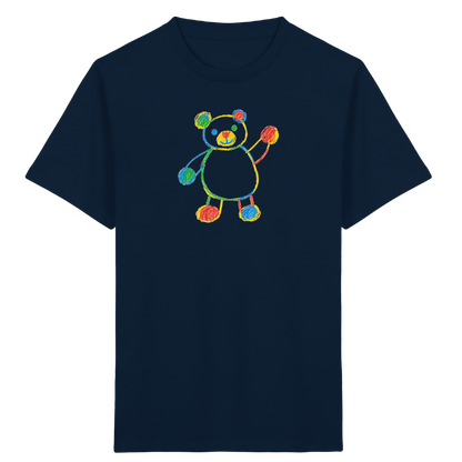 Farbpunkt-Bär für Kinder - Kinder Bio T-Shirt