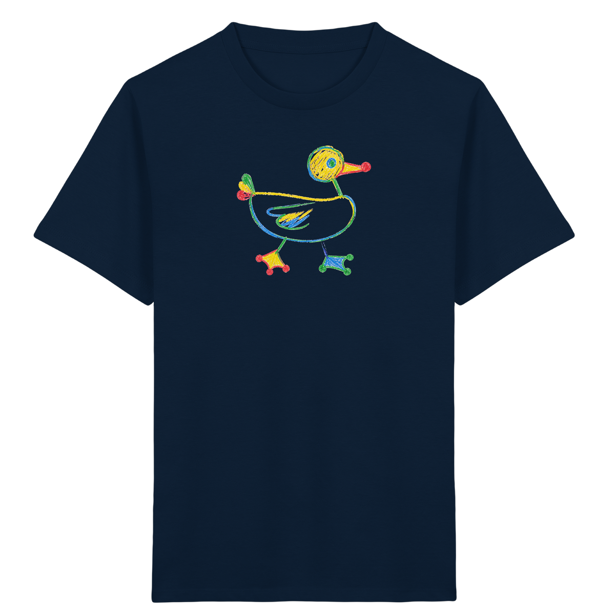 Farbpunkt Ente Kinder Motiv - Kinder Bio T-Shirt