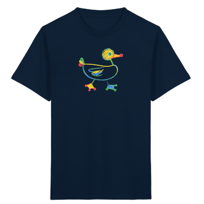 Farbpunkt Ente Kinder Motiv - Kinder Bio T-Shirt