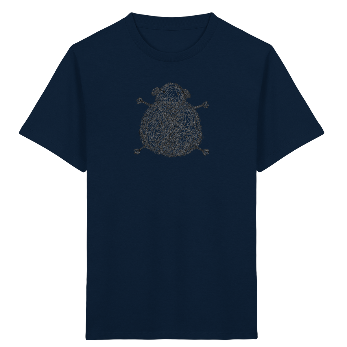 Meerschweinchen von oben - Kinder Bio T-Shirt