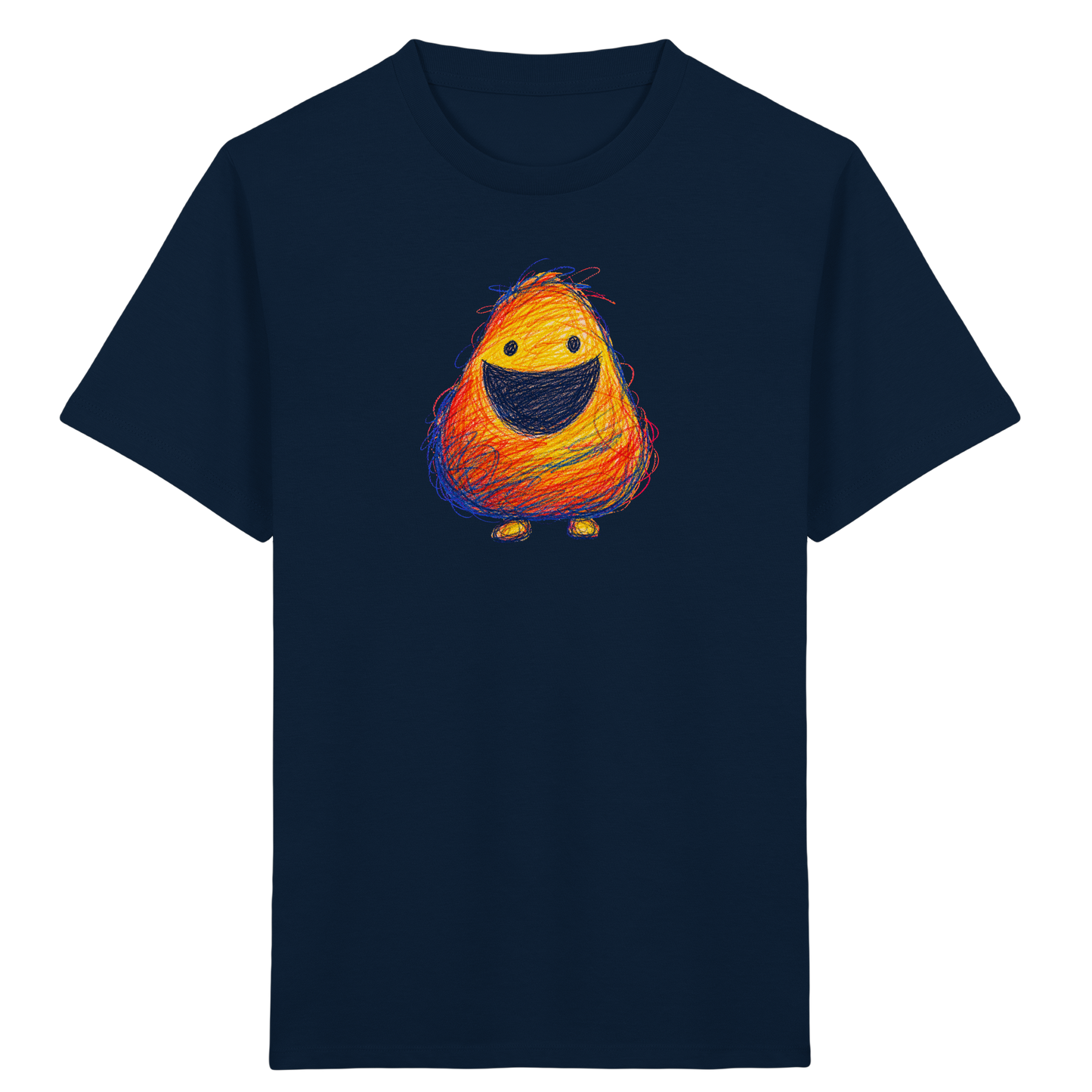 Zahnloses Grinsen Monster Shirt - Kinder Bio T-Shirt