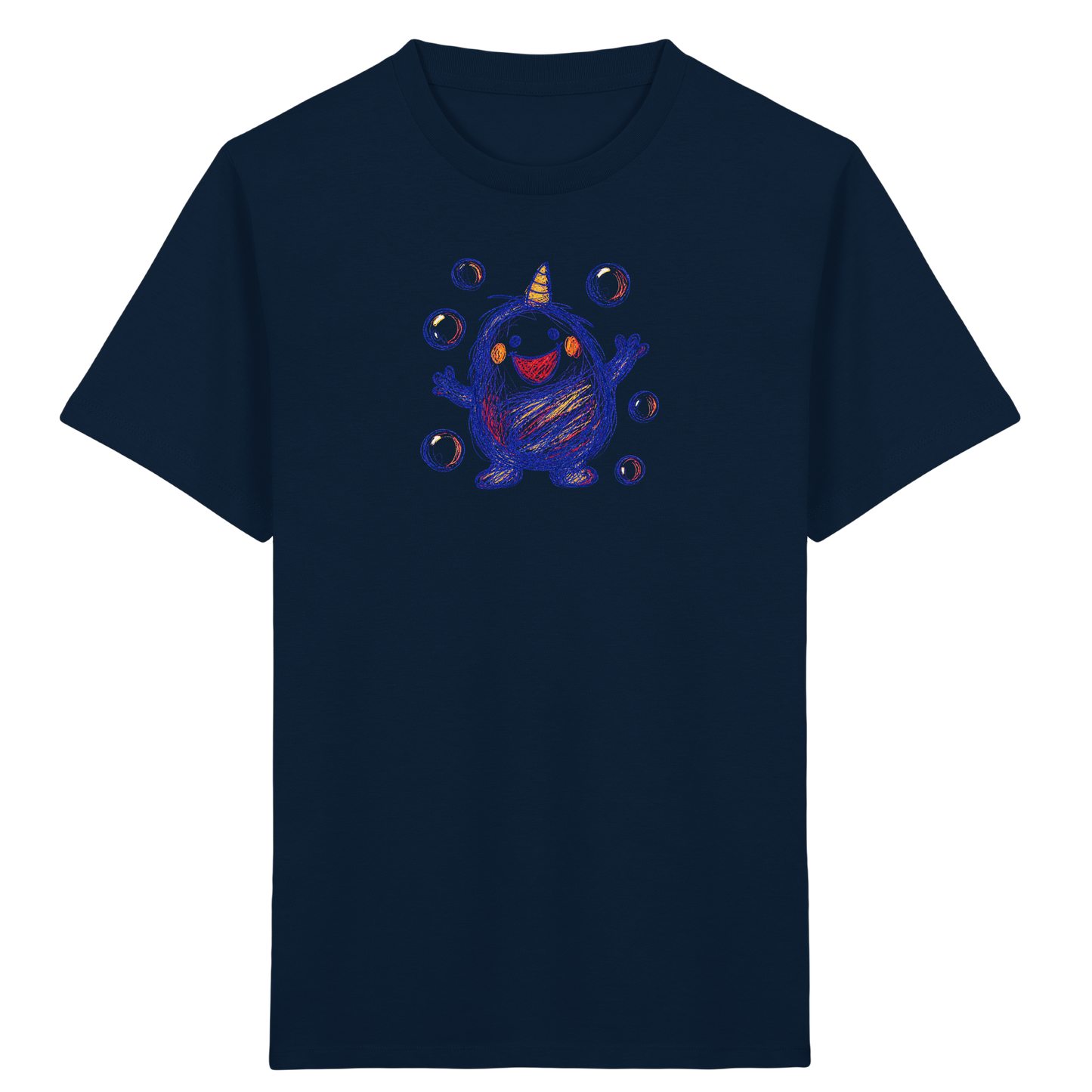 Seifenblasenmumpf mit Horn - Kinder Bio T-Shirt