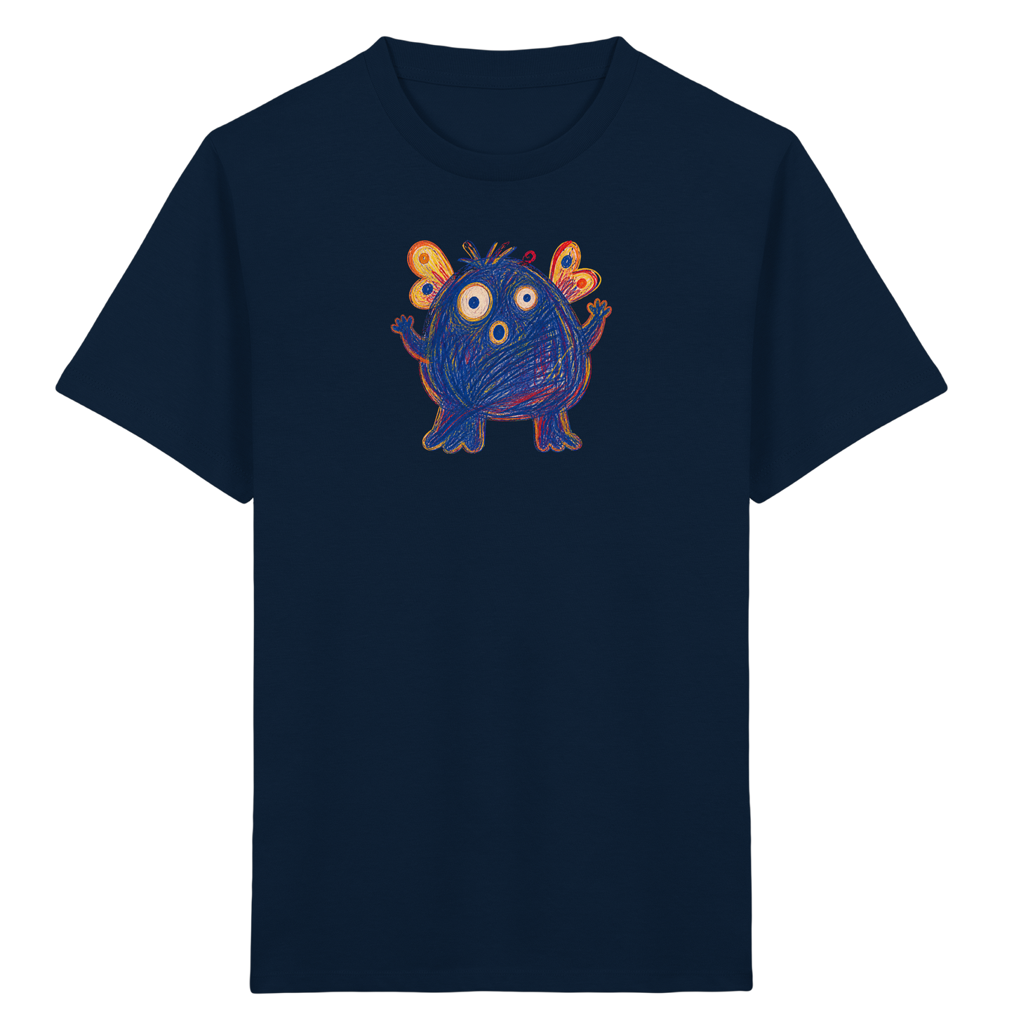 Flatterflauschi mit kleinen Flügeln - Kinder Bio T-Shirt