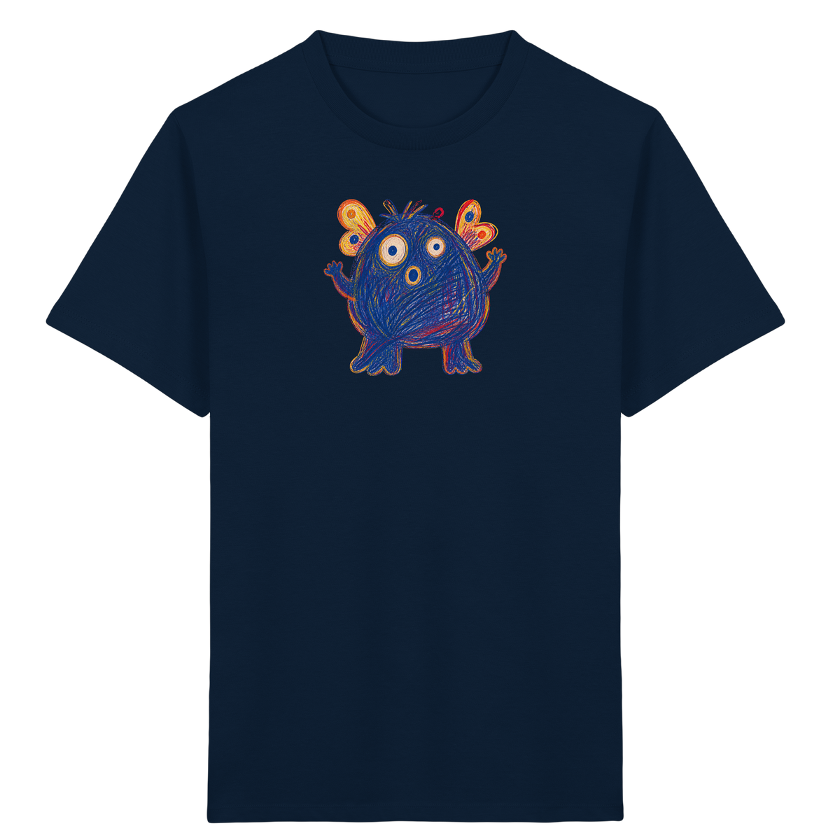 Flatterflauschi mit kleinen Flügeln - Kinder Bio T-Shirt