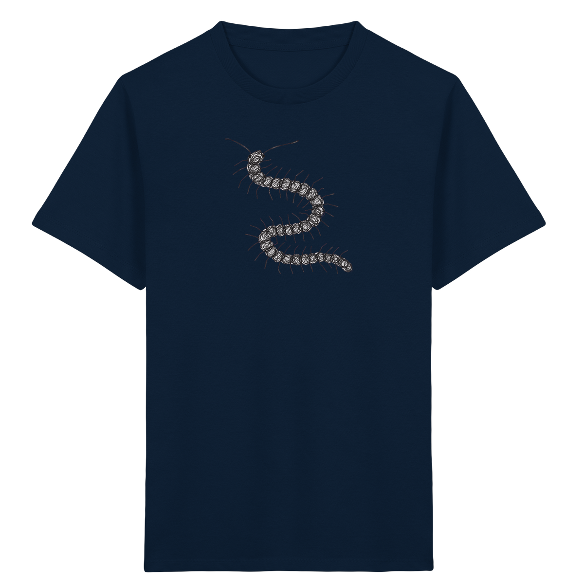 Tausendfüßer von oben - Kinder Bio T-Shirt