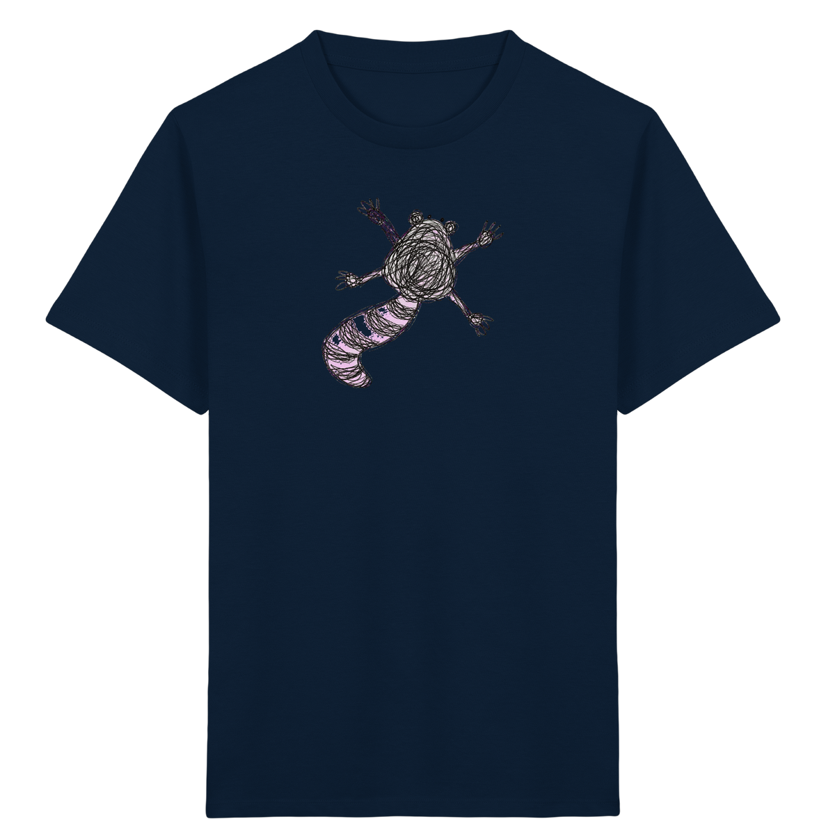 Waschbär von oben - Kinder Bio T-Shirt