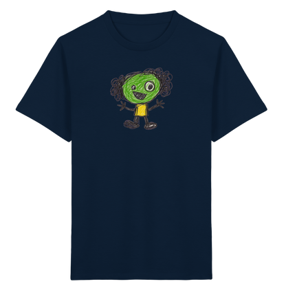 Kritzelkopf mit Ringellocken - Kinder Bio T-Shirt