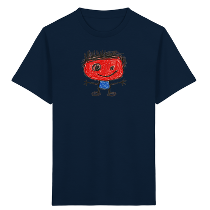 Kritzelkopf mit Bürstenhaar - Kinder Bio T-Shirt