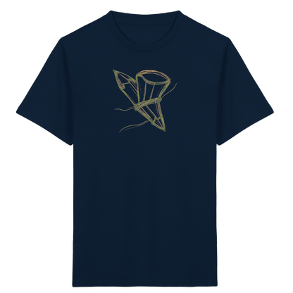 Waldgrüne Bleistift-Schultüte - Kinder Bio T-Shirt