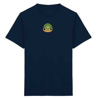 Schüchterne Schildkröte: Kuscheliges T-Shirt für Kinder - Kinder Bio T-Shirt