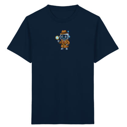 Pixel Detektiv Roboter T-Shirt für Kinder - Kinder T-Shirt