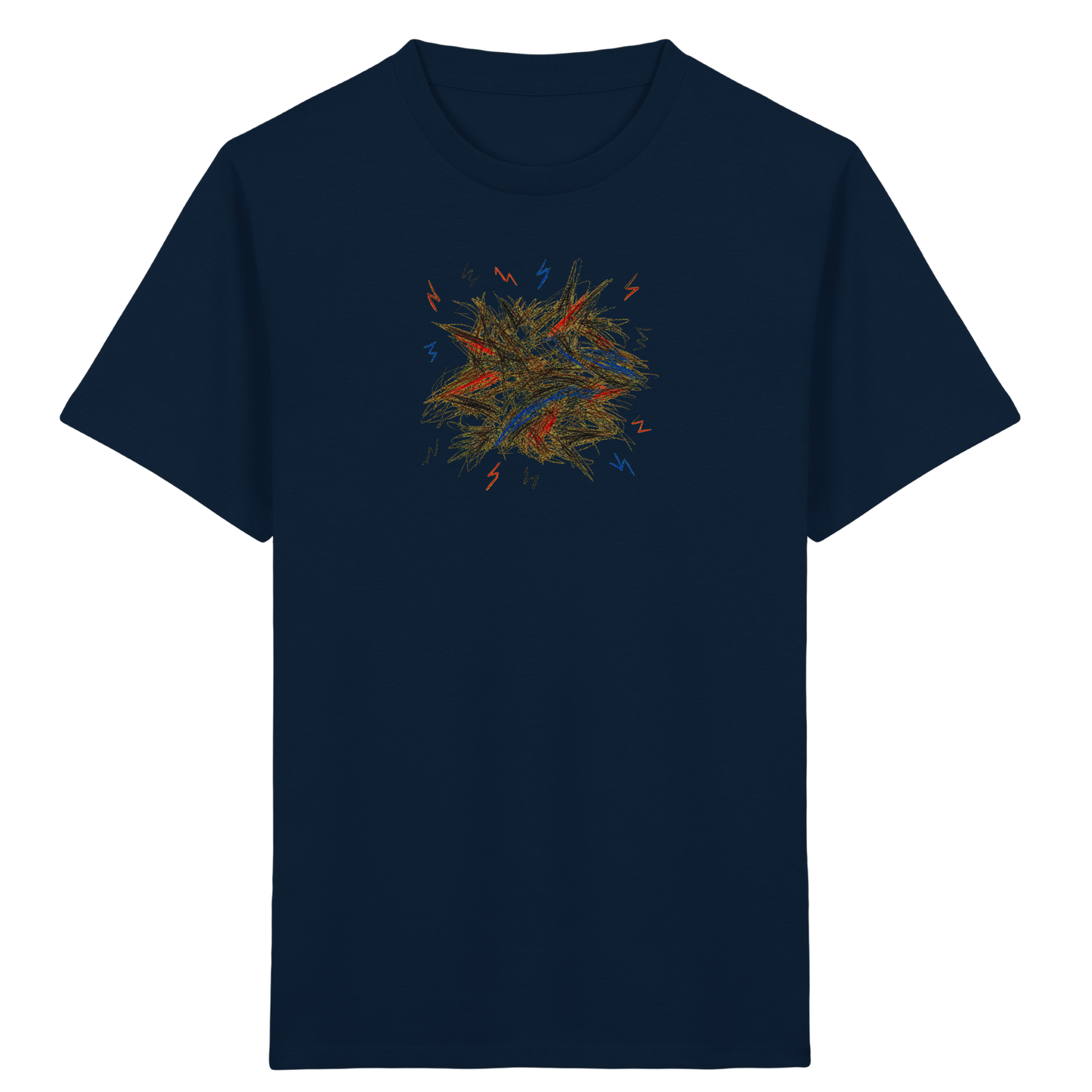 Wildes Energie T-Shirt mit Blitzen - Kinder Bio T-Shirt